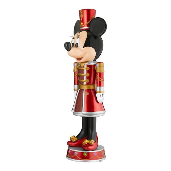 Disney 5 ft. LED Holiday Minnie Mouse Nutcracker Holiday Yard