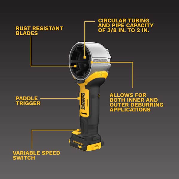 20V MAX Cordless Pipe Deburring Tool (Tool-Only)