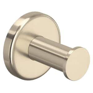 Lombardia Knob Robe/Towel Hook in Satin Nickel