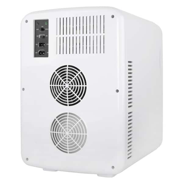 Cooluli Infinity 0 53 Cu Ft Retro Mini Fridge In White Without Freezer I15l2w The Home Depot