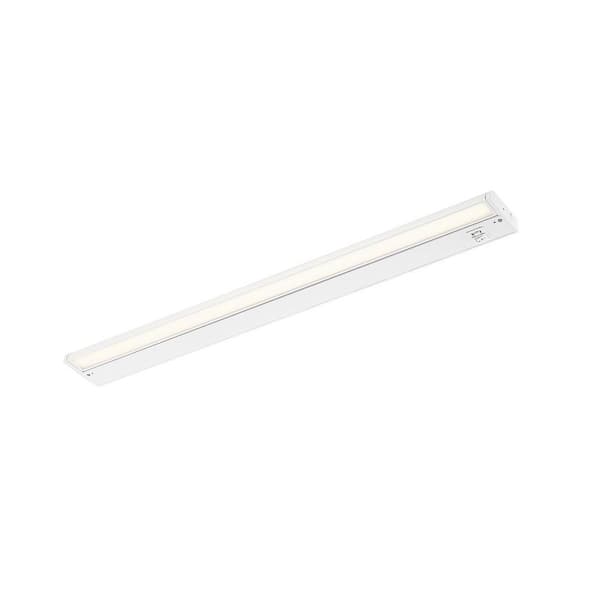 Savoy House 40 in. W x 1 in. H Hardwired White Integrated LED 5CCT Under Cabinet Light