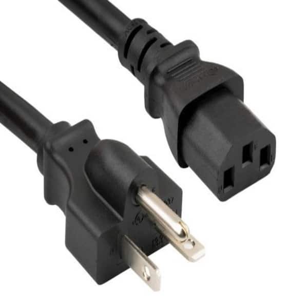 14 AWG 15 Amp 250-Volt Power Cord (﻿NEMA 6-20P to IEC 320 C13)