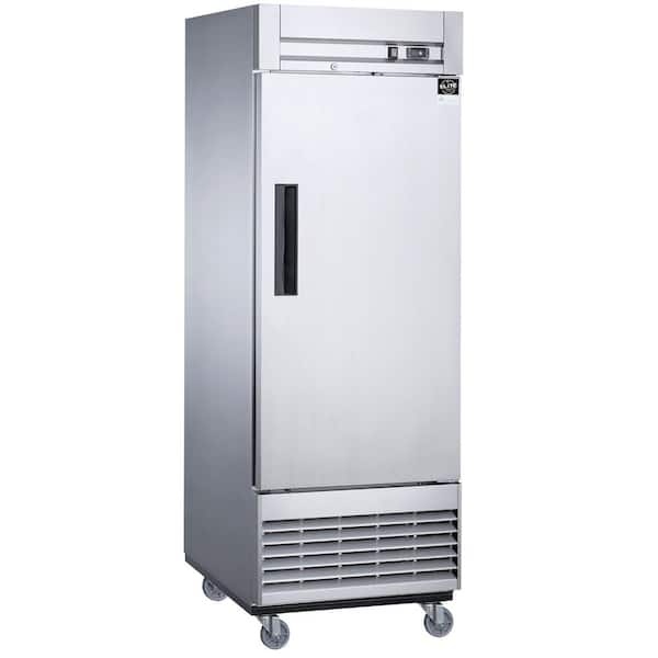 Elite Kitchen Supply 17.7 cu. ft. Auto-Defrost Commercial Upright Reach-in Freezer in Stainless Steel