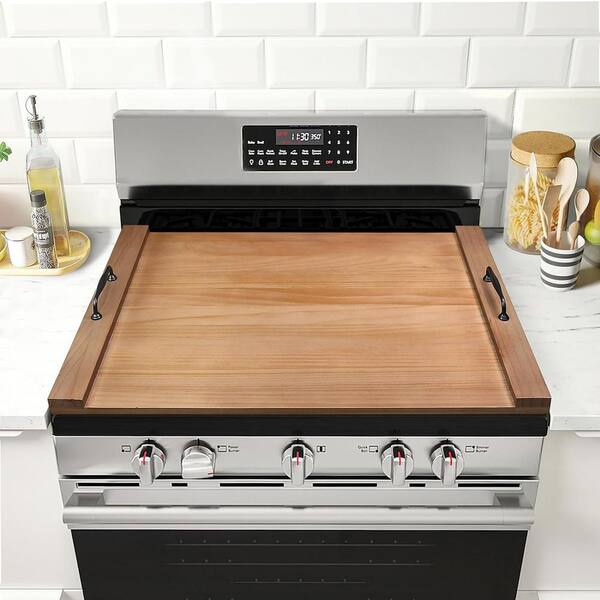 Adrinfly 29.5 in. x 22 in. Noodle Board Stove Cover with