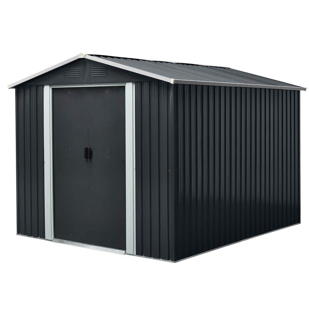 Metal Shed with 8 ft. W x 10 ft. D Double Door and Vents 80 sq. ft. price history on PriceWatchPro