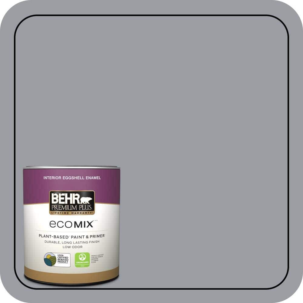 1 qt. #760F-4 Down Pour Eggshell Enamel EcoMix Plant-Based Interior Paint & Primer price history on PriceWatchPro