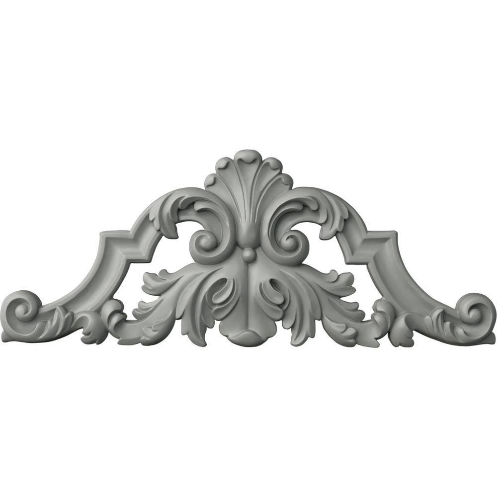 Ekena Millwork Savona 8.88'' H x 22.25'' W x 1.125'' D Urethane Onlay Scroll