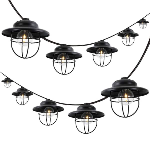 JONATHAN Y 10-Light Outdoor/Indoor 10 ft. Plug-in Globe Bulb Shape