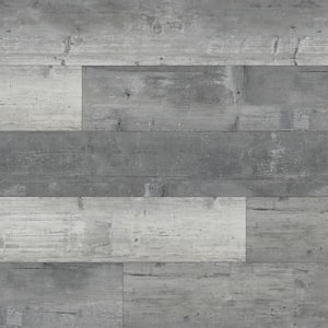 Bailey Grey 22 MIL x 7.1 in. W x 48 in. L Click Lock Waterproof Luxury Vinyl Plank Flooring (950.8 sqft/pallet)