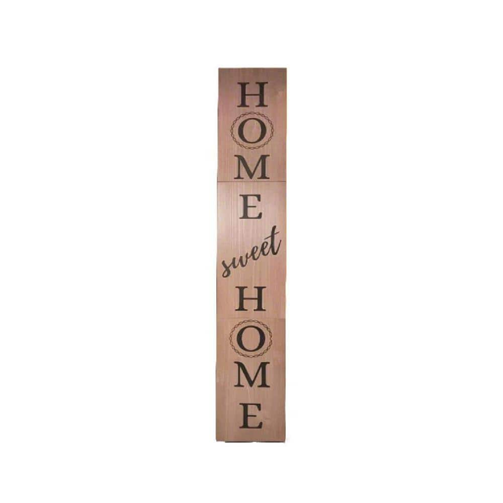 Brown Welcome Porch Wall Sign for Front Porch HPDQ84FD76 - The