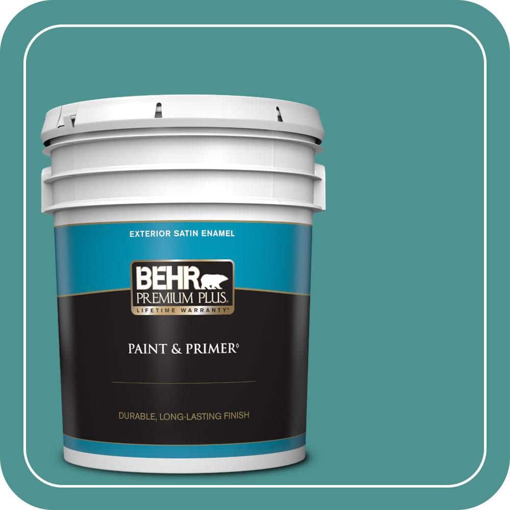 5 gal. #500D-6 Mirage Lake Satin Enamel Exterior Paint & Primer price history on PriceWatchPro