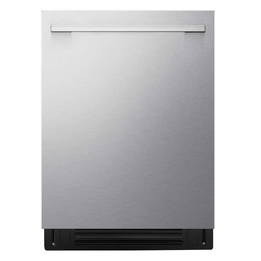 12.5 in Top Control Standard Build-In Dishwasher in Stainless Steel with 9-Cycles