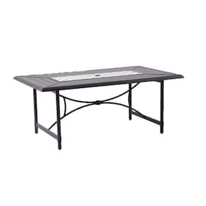 Wakefield Aluminum Outdoor Dining Table with Tile Top