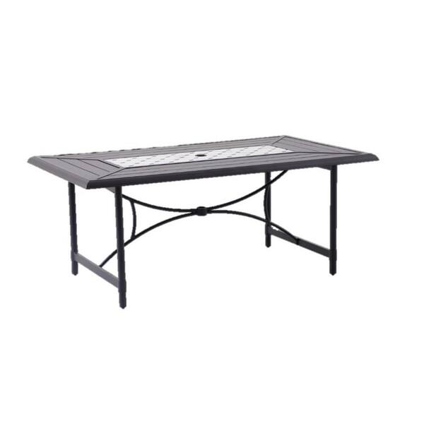 Home Decorators Collection Wakefield Aluminum Outdoor Dining Table with
