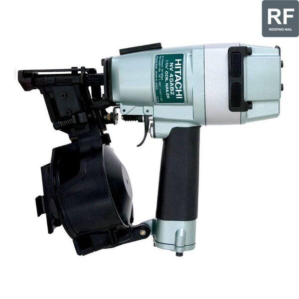 Hitachi 1-3/4 in. Powered Head Roofing Coil Nailer with Side Load Magazine and Wire Collation