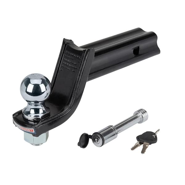 TowSmart Class 3 5000 lb. "X" Mount Security Kit with 2 in. Ball, 5/8 in. Locking Pin, 3-1/4 in. Drop x 2 in. Rise Ball Mount