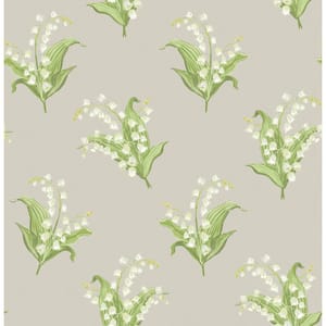Farmington Stone Lily of the Valley Paper Non-Pasted Paper Wallpaper