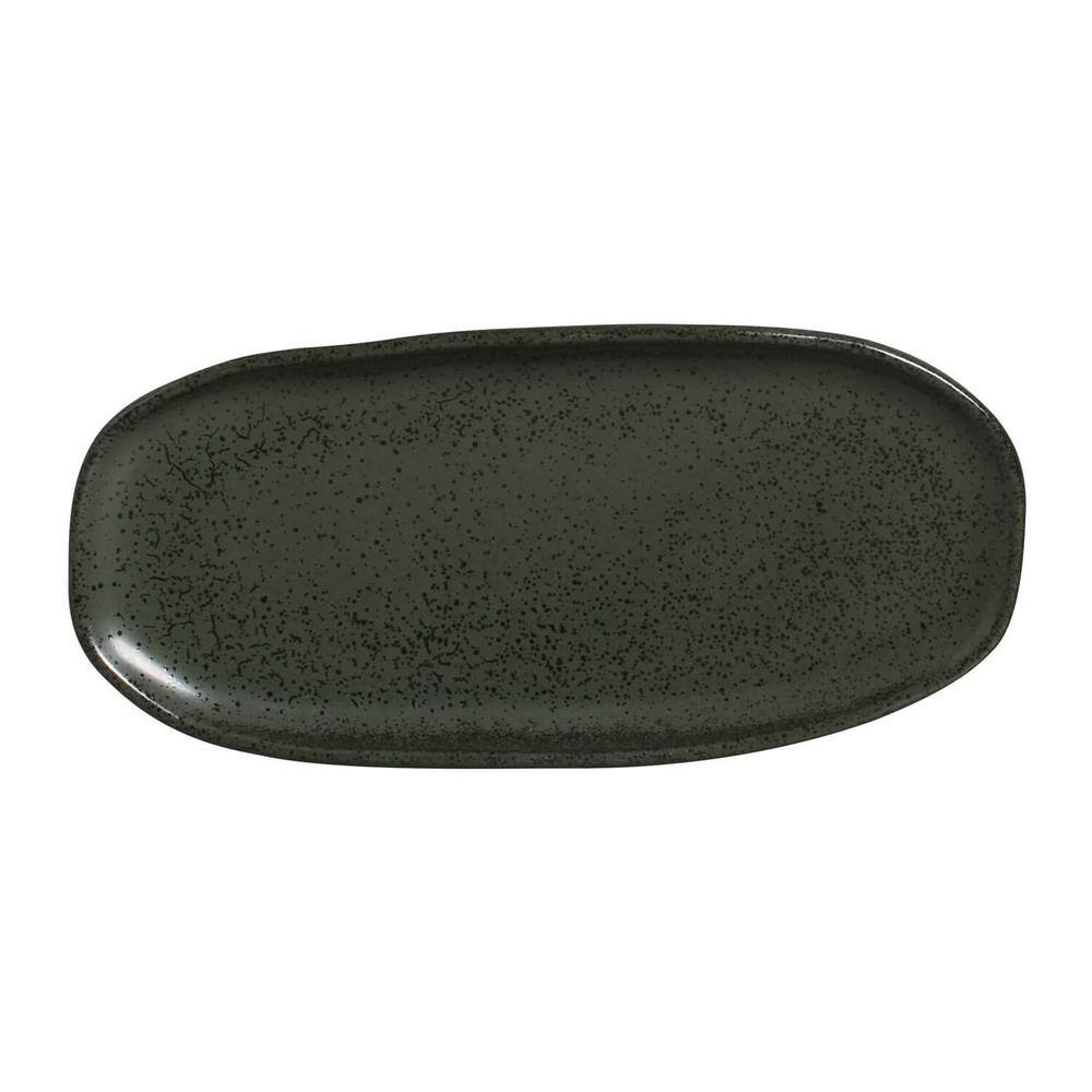 9.06 in. Greenery Green Stoneware Shallow Oval Platter Organic (Set of 4) price history on PriceWatchPro