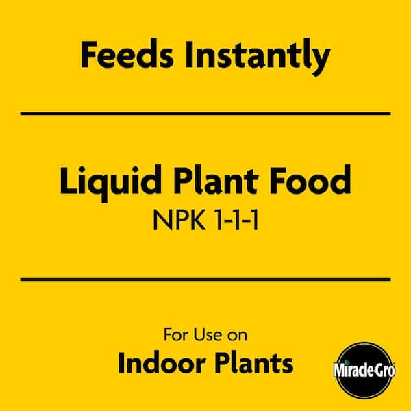 Indoor Plant Food 8 oz. Liquid Plant Food for Houseplants, Feeds Instantly, Liquid Fertilizer