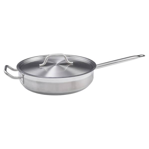 7 qt. Stainless Steel Saute Pan with Cover