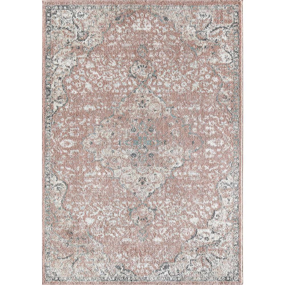 Harper Pink Amaranth Vintage Synthetic Area Rug