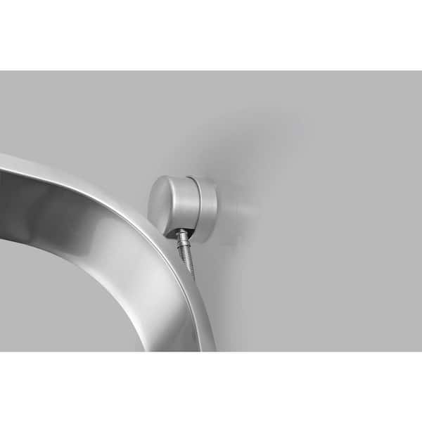 Sans Series 40 in. Full Body Shower Panel System with Heavy Rain Shower and Spray Wand in Brushed Steel