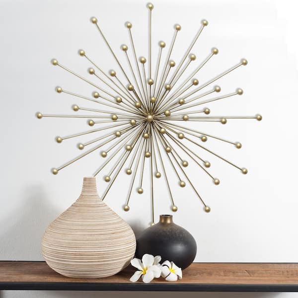 Stratton Home Decor Stratton Home Decor Gold Burst Wall Decor