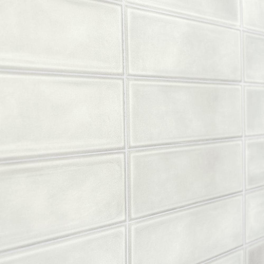 Stacy Garcia White Matte Porcelain Subway Wall Tile