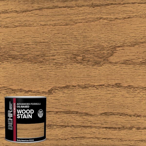 BEHR 8 oz. TIS-506 Ebony Transparent Water-Based Fast Drying Interior Wood  Stain B450616 - The Home Depot
