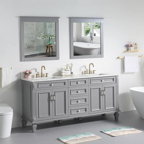 For Bathroom/Vanity - L-Shape Reversible Under Sink Pullout