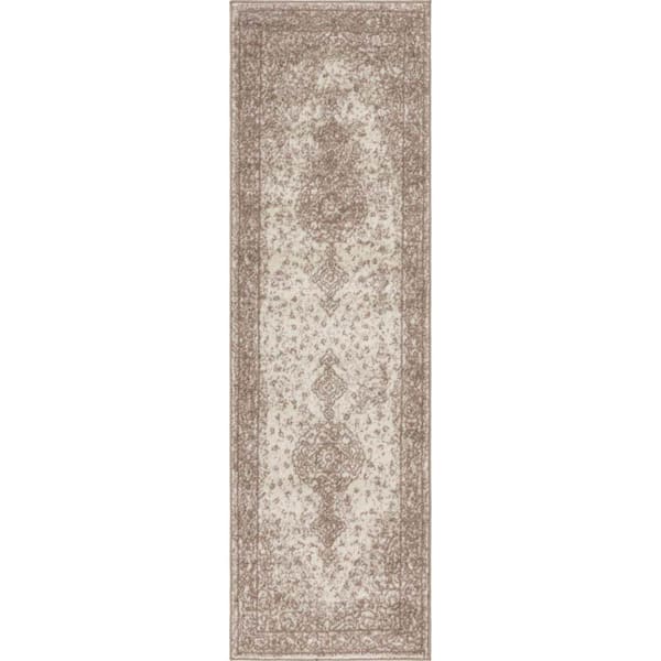 Unique Loom Bromley Midnight Light Brown 2' 0 x 6' 9 Area Rug