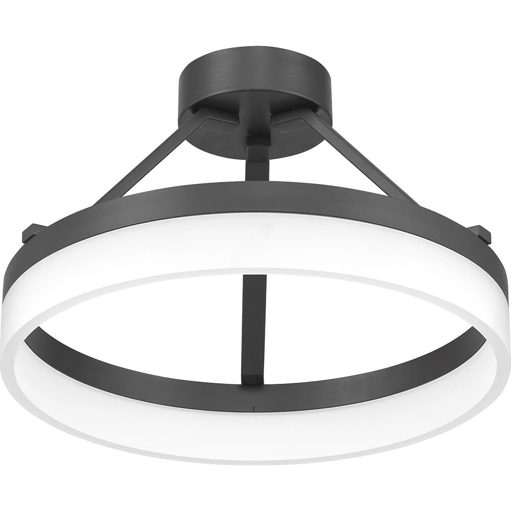 Cohen Halo Glow LED Semi-Flush Mount in Oil-Rubbed Bronze