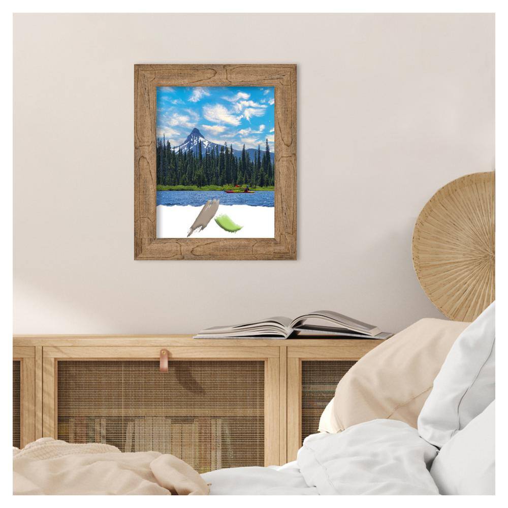 Classic 11x14 Owl Brown Wood Wall Picture Frame