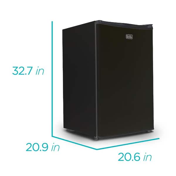 BLACK+DECKER BCRK43B 4.3 cu. ft. Mini Refrigerator With Freezer in Black - 2