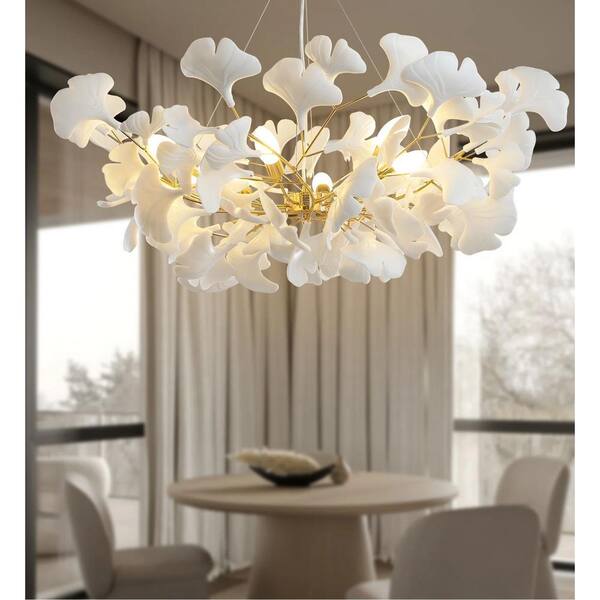 Have a question about YUYI 8Light Gold Chandelier, Luxury Ginkgo