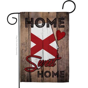 State Alabama Sweet Home Garden Flag Double-Sided Regional Decorative Vertical Flags 13 X 18.5