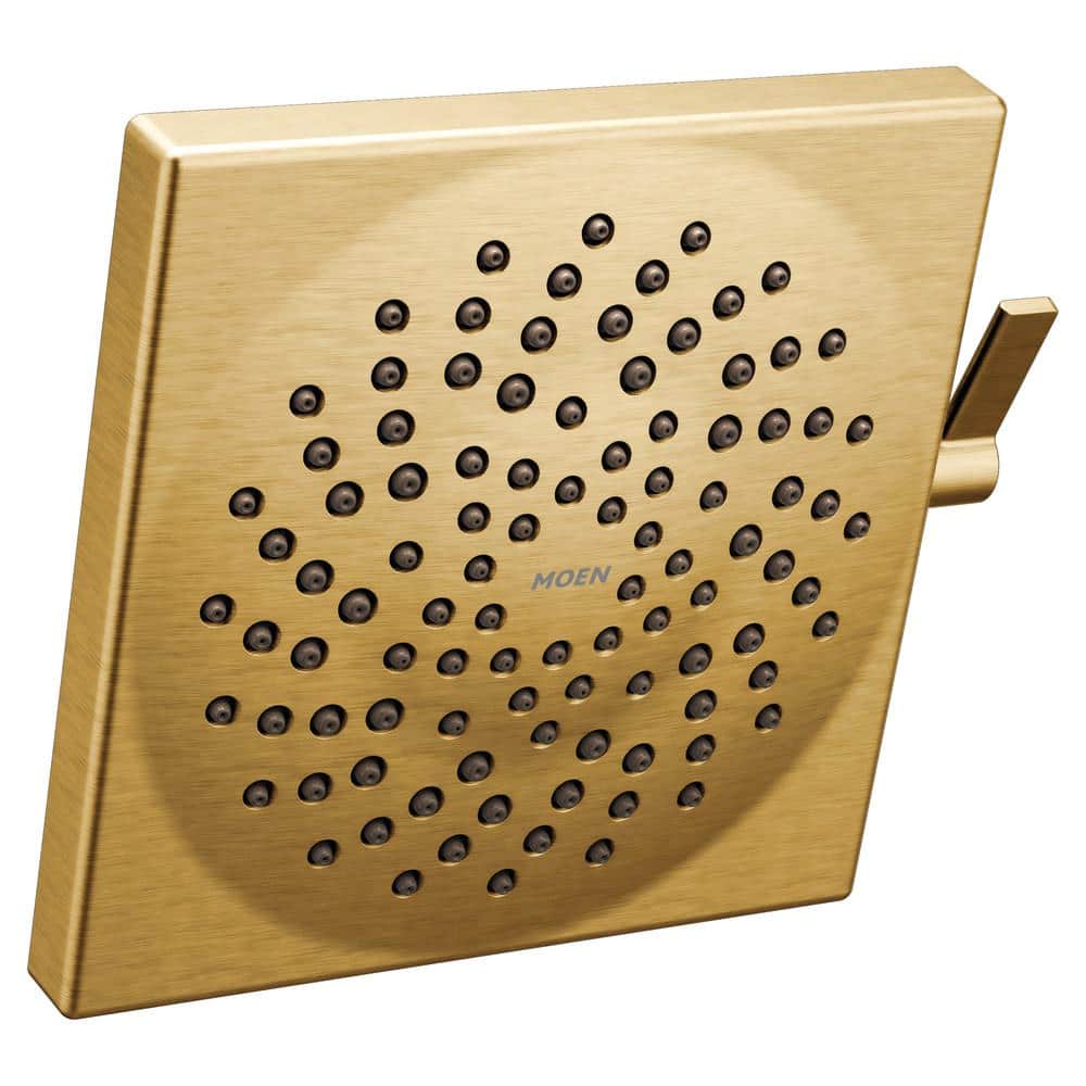 MOEN Velocity 2-Spray 8.5 in. Single Wall Mount Low Flow Fixed ...