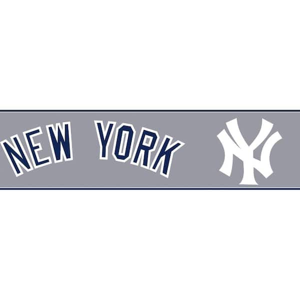 Major League Baseball Boys Will Be Boys II New York Yankees Wallpaper Border