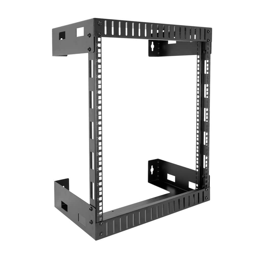 Mount it 12U Open Frame Wall Server Rack 20 In Black MI 7633 The 
