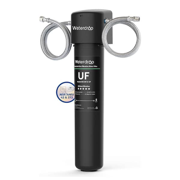 0.01 μm Ultra Filtration Under Sink Water Filter for Bacteria Reduction, Direct Connect to Kitchen Faucet, 24 Months