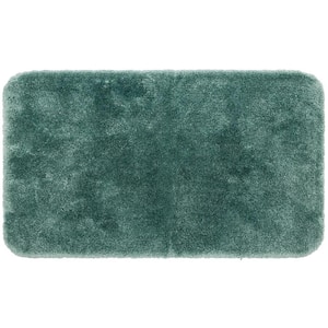 Acclaim Seafoam 24 in. x 40 in. Nylon Machine Washable Bath Mat