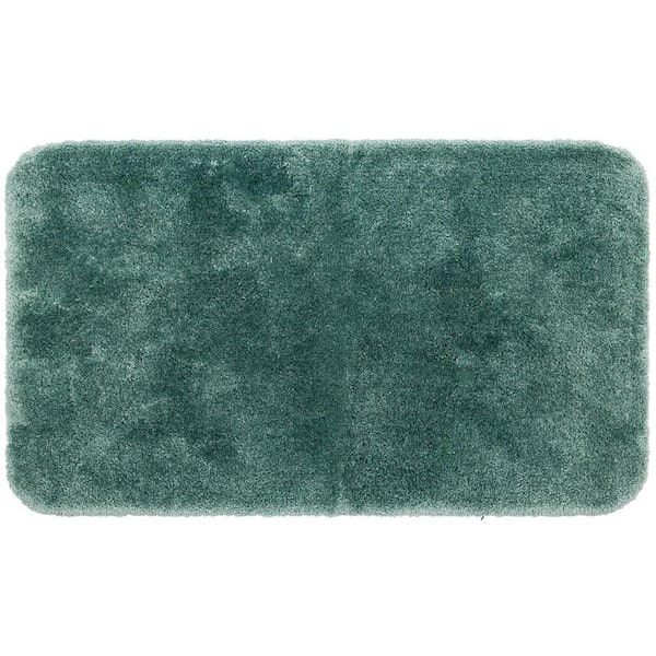 Mohawk Home Acclaim Seafoam 24 in. x 40 in. Nylon Machine Washable Bath Mat
