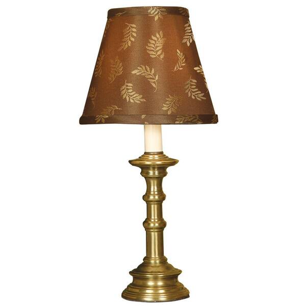 Mario Industries 14.75 in. Antique Gold Accent Lamp with Shade