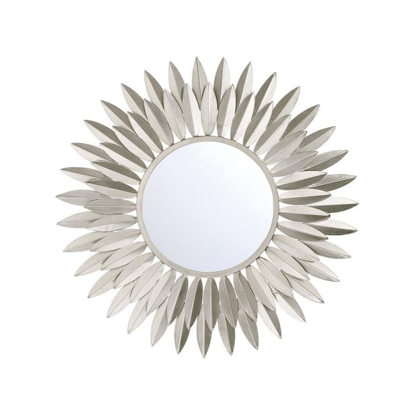 20 in. 0 Light Antique Silver Mirror