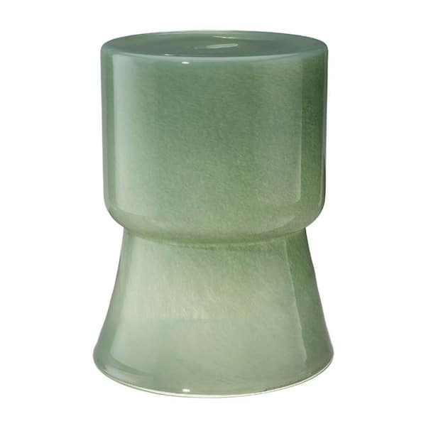 Hery Green Ceramic Side Table Patio Garden Stool