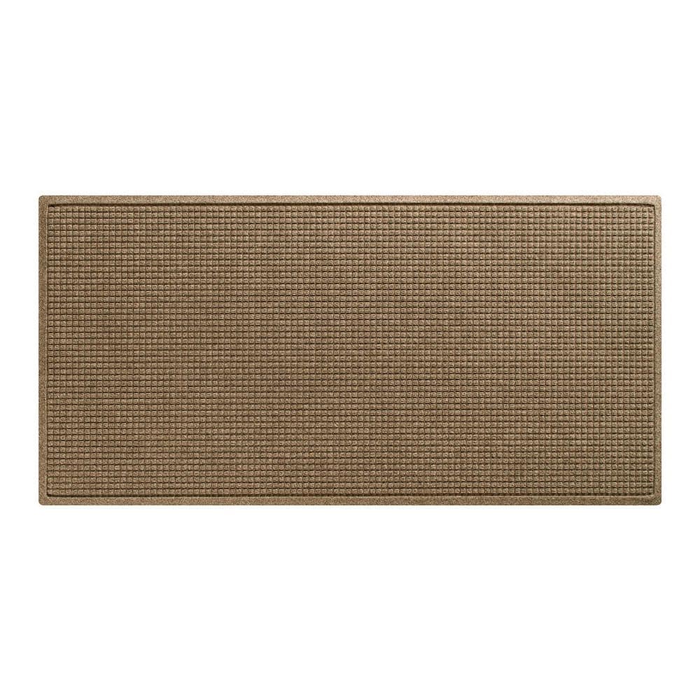 Waterhog Squares 35 in. x 59 in. PET Polyester Indoor Outdoor Door Mat Camel price history on PriceWatchPro