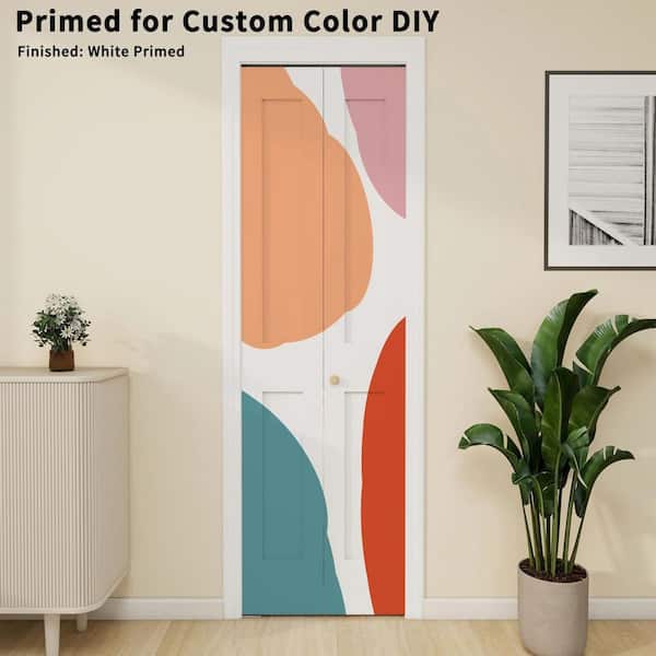 VESEV 24 in. x 80 in. Interior White Primed 2-panel Solid Core
