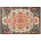Emiko Vintage Gray 2 ft. x 3 ft. Ornamental Area Rug