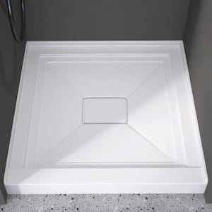 Zeafive Siba 36 in. L x 36 in. W Single Threshold Alcove Shower
