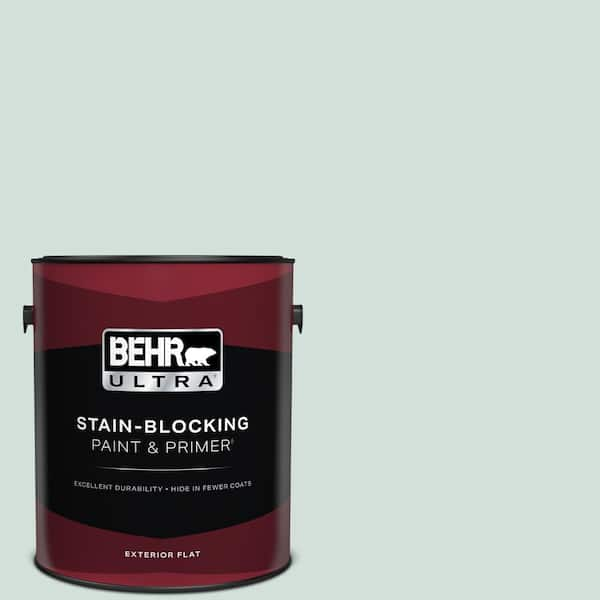 BEHR ULTRA 1 gal. #S430-1 Melting Moment Flat Exterior Paint & Primer